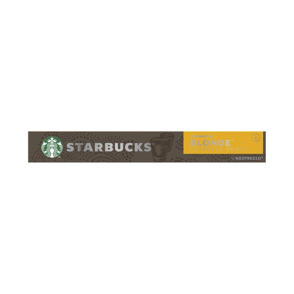 Starbucks By Nespresso Blonde Espresso Roast Capsules 10 pack