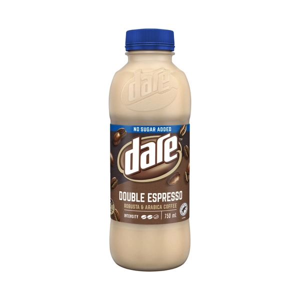 Dare No Added Sugar Double Espresso Flavoured Milk 750mL