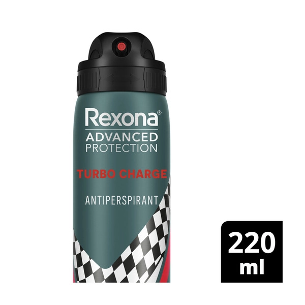 Rexona Men Antiperspirant Aerosol Advanced Turbo Deodorant 220mL