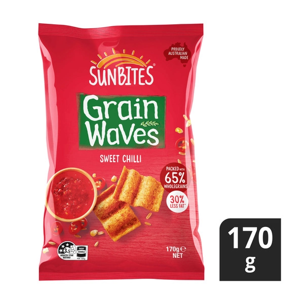 Sunbites Grain Waves Chips Sweet Chilli 170g