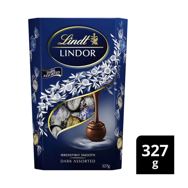 Lindt Lindor Dark Assorted Chocolate Cornet 327g