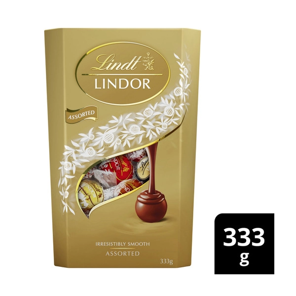 Lindt Lindor Assorted Chocolate Cornet 333g