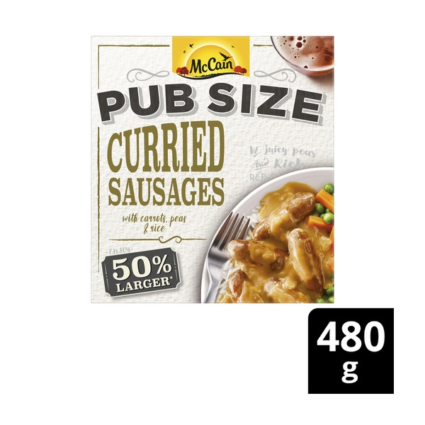 McCain Pub Size Curried Sausages 480g