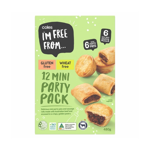 Coles I M Free From Party Pack 480g