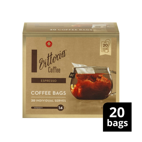 Vittoria Coffee Bags Espresso Blend 20 pack