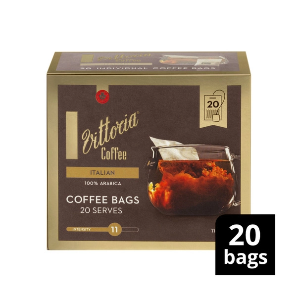 Vittoria Italian Blend Coffee Bags 20 pack
