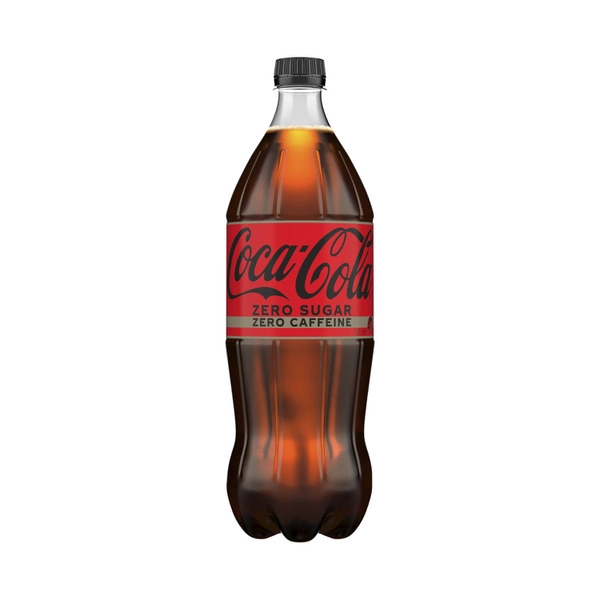 Coca-Cola Zero Sugar Caffeine Free Soft Drink Bottle 1.25L