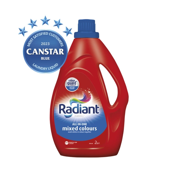 Radiant Laundry Liquid All-In-One Mixed Colours 2L