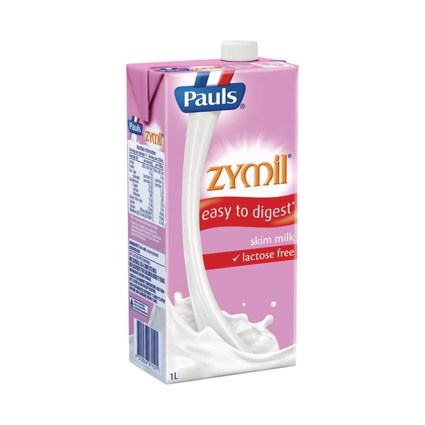 Pauls Zymil Skim Long Life Milk 1L