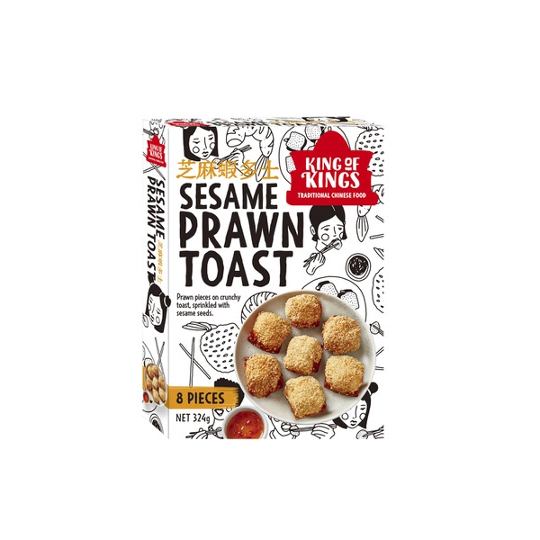 King Of Kings Sesame Prawn Toast 324g