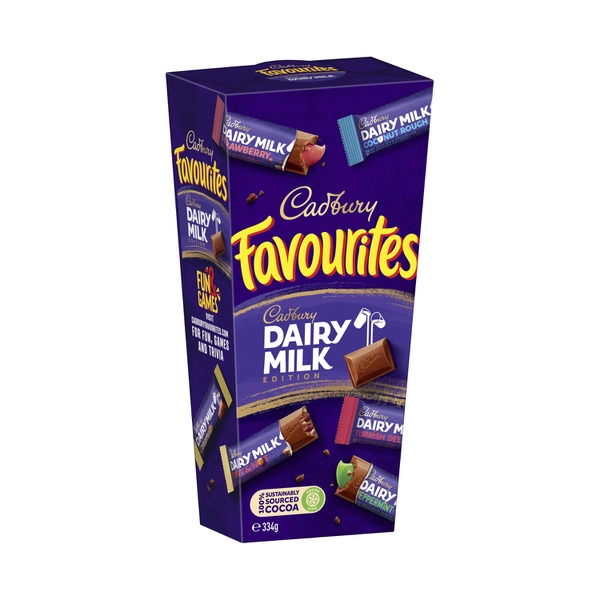 Cadbury Favourites Boxed Chocolate 334g