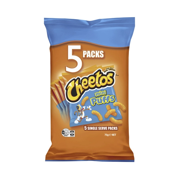 Cheetos Mini Puffs 5 Pack 75g