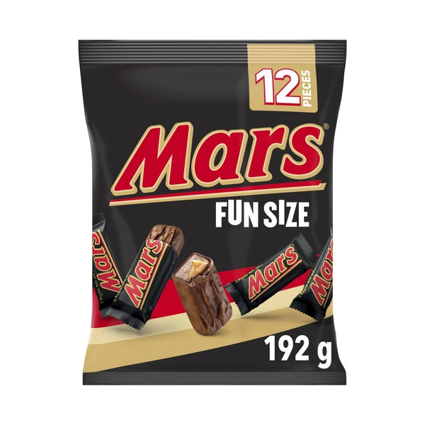 Mars Chocolate Fun Size Share Bag 12 pieces 192g
