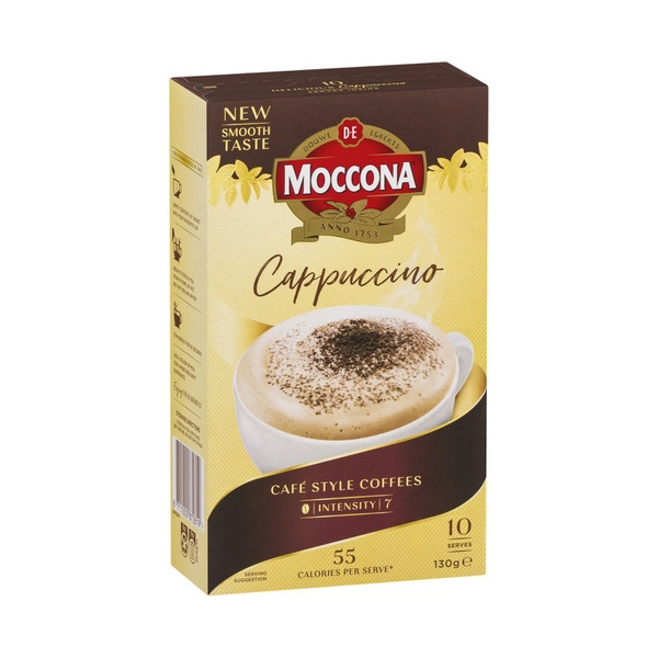 Moccona Cafe Classics Cappuccino Sachets 10 pack