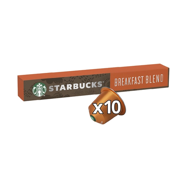 Starbucks Breakfast Blend Capsules By Nespresso 10 pack
