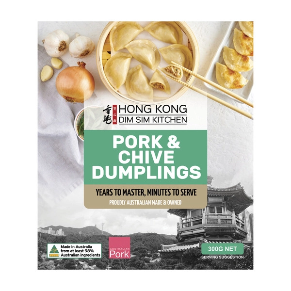 Hong Kong Dim Sim Pork And Chive Dumplings 300g