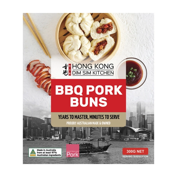 Hong Kong Dim Sim BBQ Pork Buns 300g