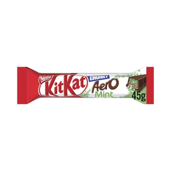 KitKat Chunky Aero Mint Milk Chocolate Bar  45g