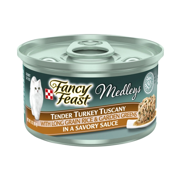 Fancy Feast Medleys Tender Turkey Tuscany With Rice & Garden Greens Cat Food 85g