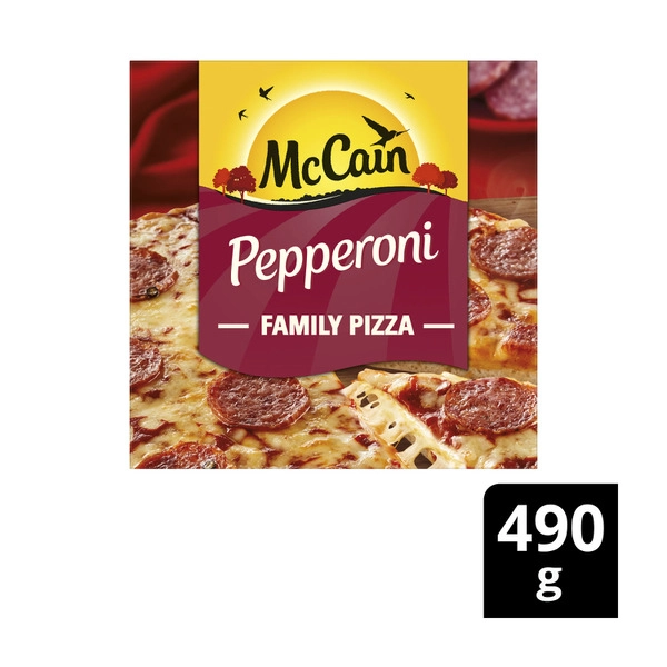 McCain Family Pizza Pepperoni 490g