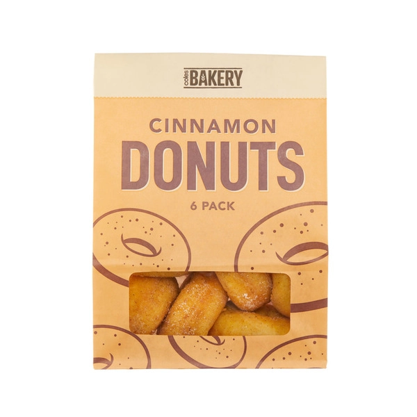 Coles Bakery Cinnamon Donuts 6 pack