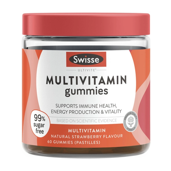 Swisse Ultivite Multivitamin Gummies With Key Nutrients 60 pack