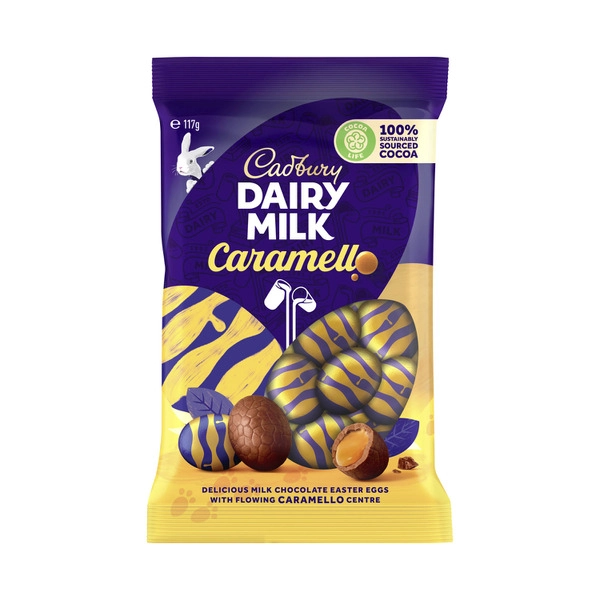 Cadbury Caramello Easter Chocolate Eggs Bag 117g