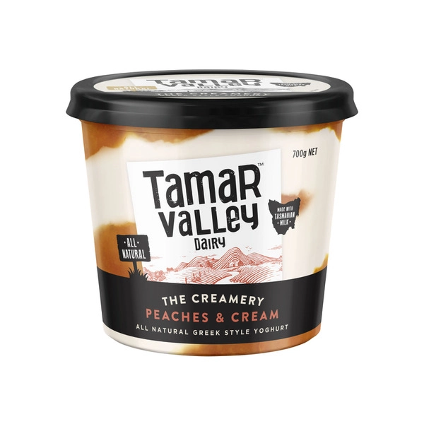 Tamar Valley The Creamery Peaches & Cream 700g
