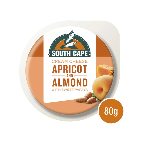 South Cape Cream Cheese Apricot Almond 80g