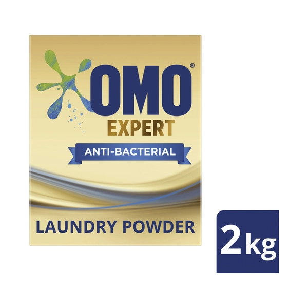 OMO Antibacterial Laundry Detergent Washing Powder 40 Washes 2kg