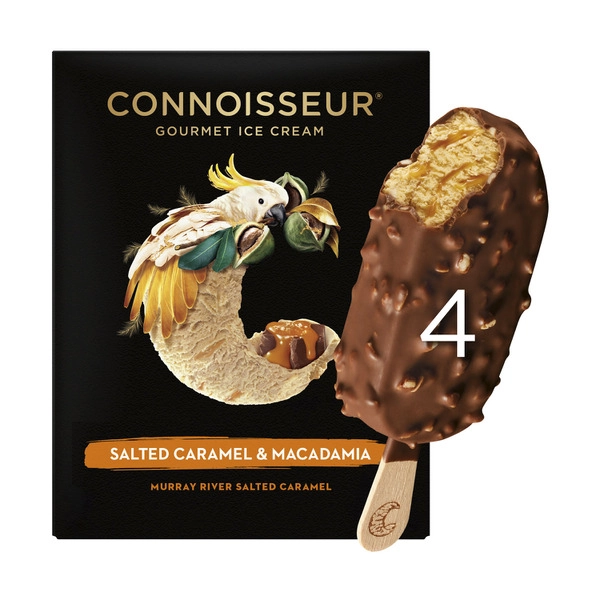 Connoisseur Ice Cream Salted Caramel 4 Pack 400mL