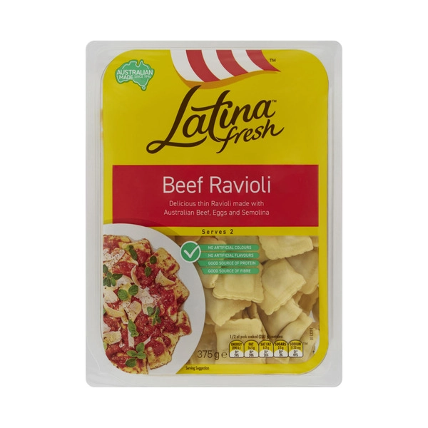 Latina Fresh Beef Ravioli Pasta 375g