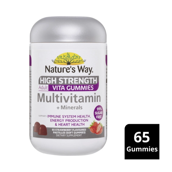 Natures Way High Strength Gummies Sugar Free Multi 65 pack