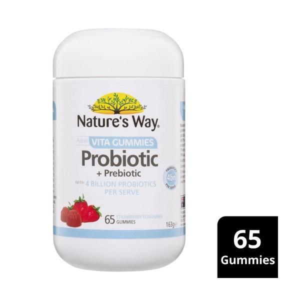 Natures Way High Strength Gummies Sugar Free Probiotic 65 pack