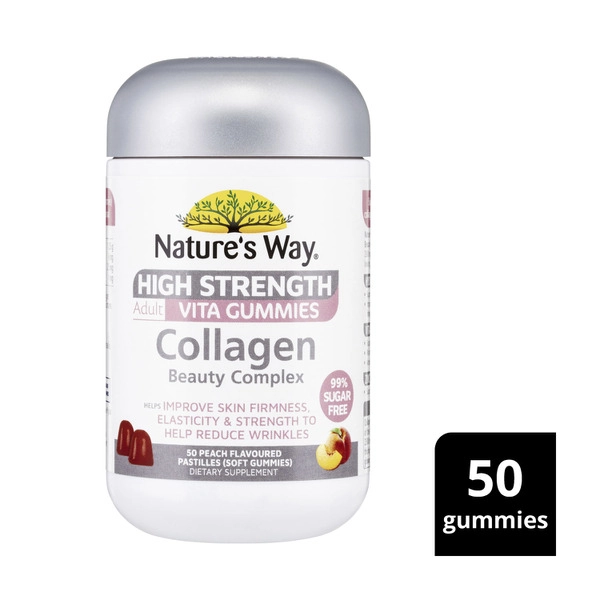 Natures Way High Strength Gummies Sugar Free Collagen 50 pack