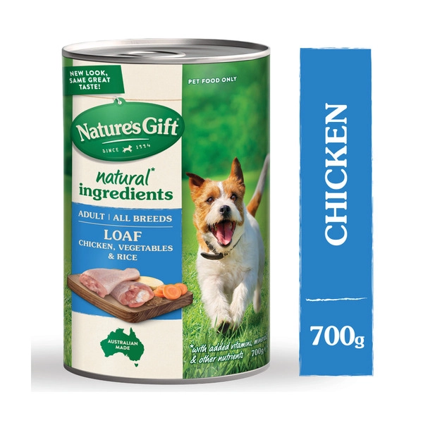 Nature's Gift Chicken Rice And Vegetable Dog Food 700g