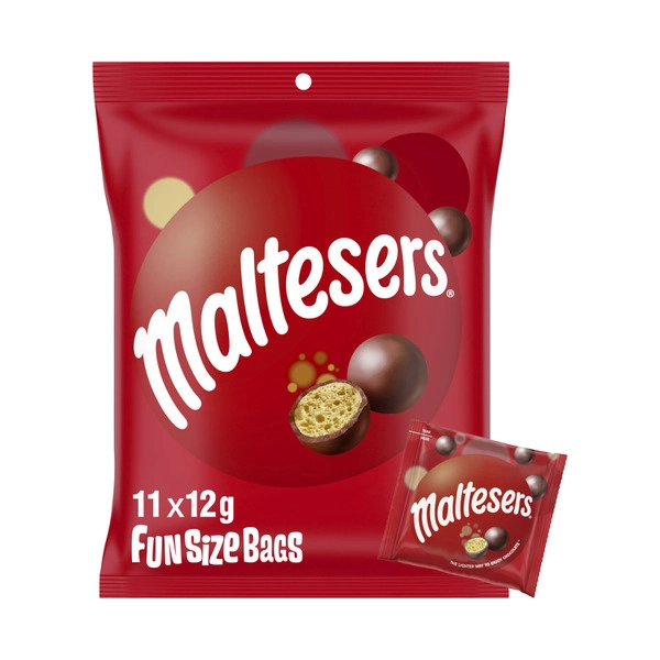 Maltesers Milk Chocolate Party Share Bag 11 Piece 132g