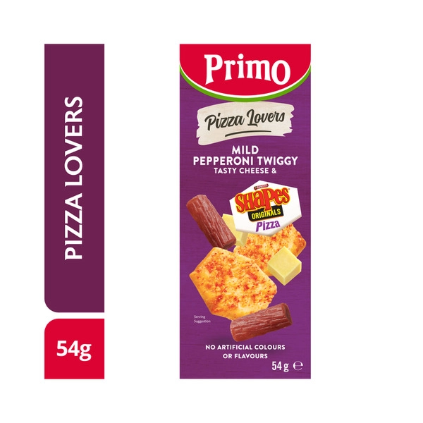 Primo Mild Pepperoni Twiggy Pizza Shapes & Tasty Cheese 54g