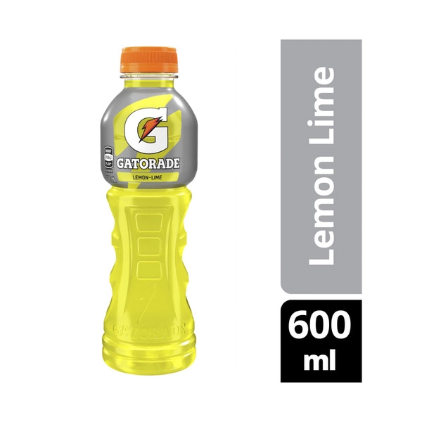 Gatorade Sports Drinks Lemon Lime Electrolyte Hydration Bottle 600mL