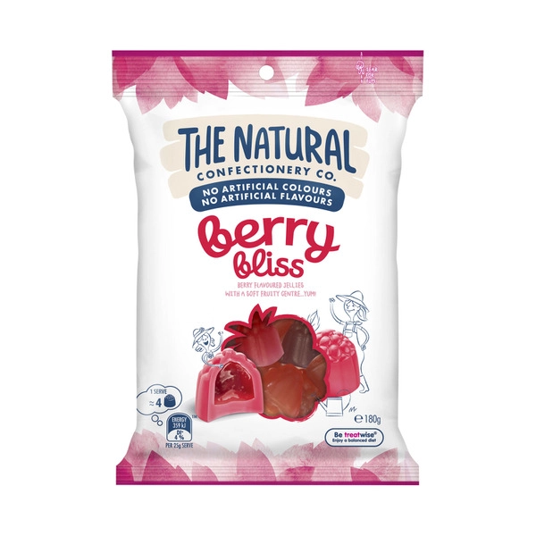 The Natural Confectionery Co. Berry Bliss Lollies 180g