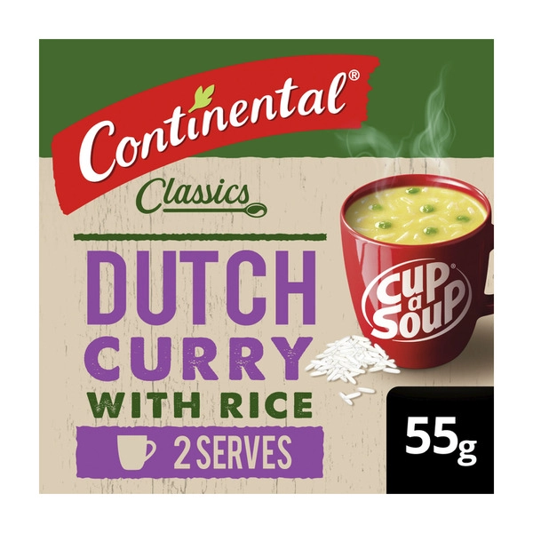 Continental Cup A Soup Dutch Curry With Rice Serves 2 55g