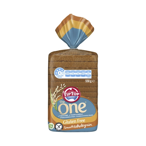 Tip Top The One Gluten Free Smooth Wholegrain 550g