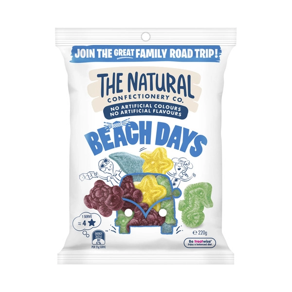 The Natural Confectionery Co. Beach Days Lollies 220g