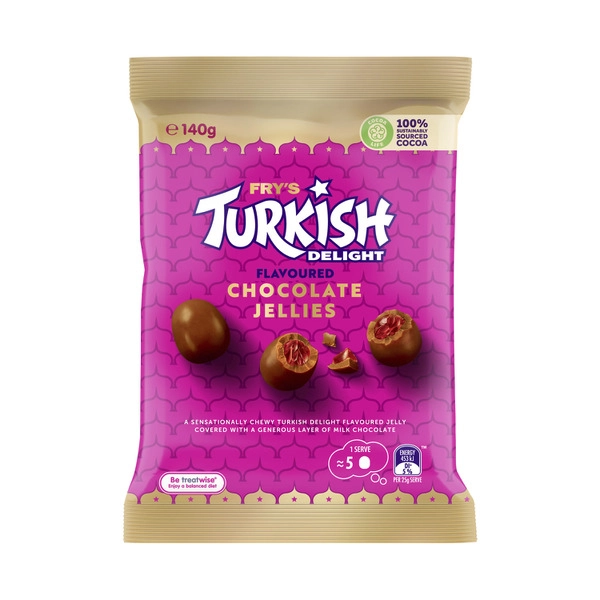 Cadbury Fry's Turkish Delight Chocolate Jellies 140g
