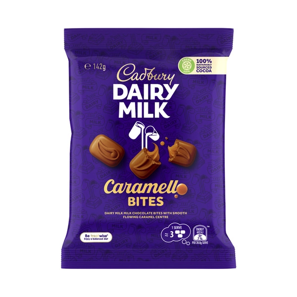 Cadbury Dairy Milk Caramello Chocolate Bites 142g