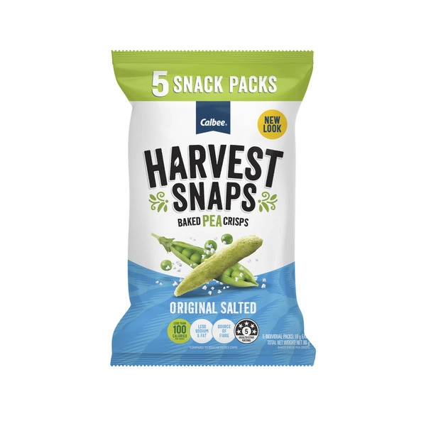 Harvest Snap Original Pea Salted Multipack 5X18g 90g