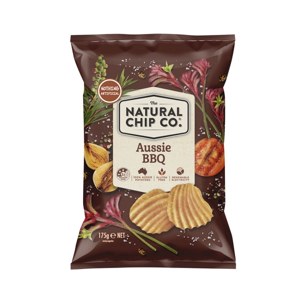 Natural Chip Co Aussie BBQ Chips 175g