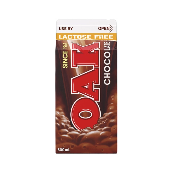 Oak Lactose Free Chocolate Milk 600mL