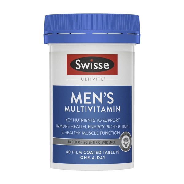 Swisse Ultivite Men's Multivitamin With Key Nutrients 60 pack