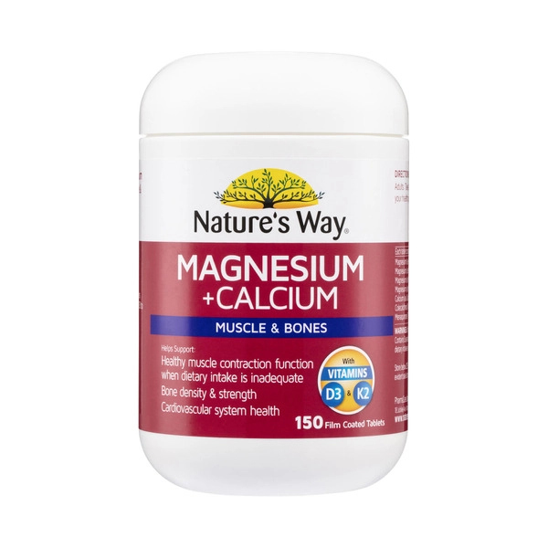 Nature's Way Magnesium + Calcium Bones 150 pack